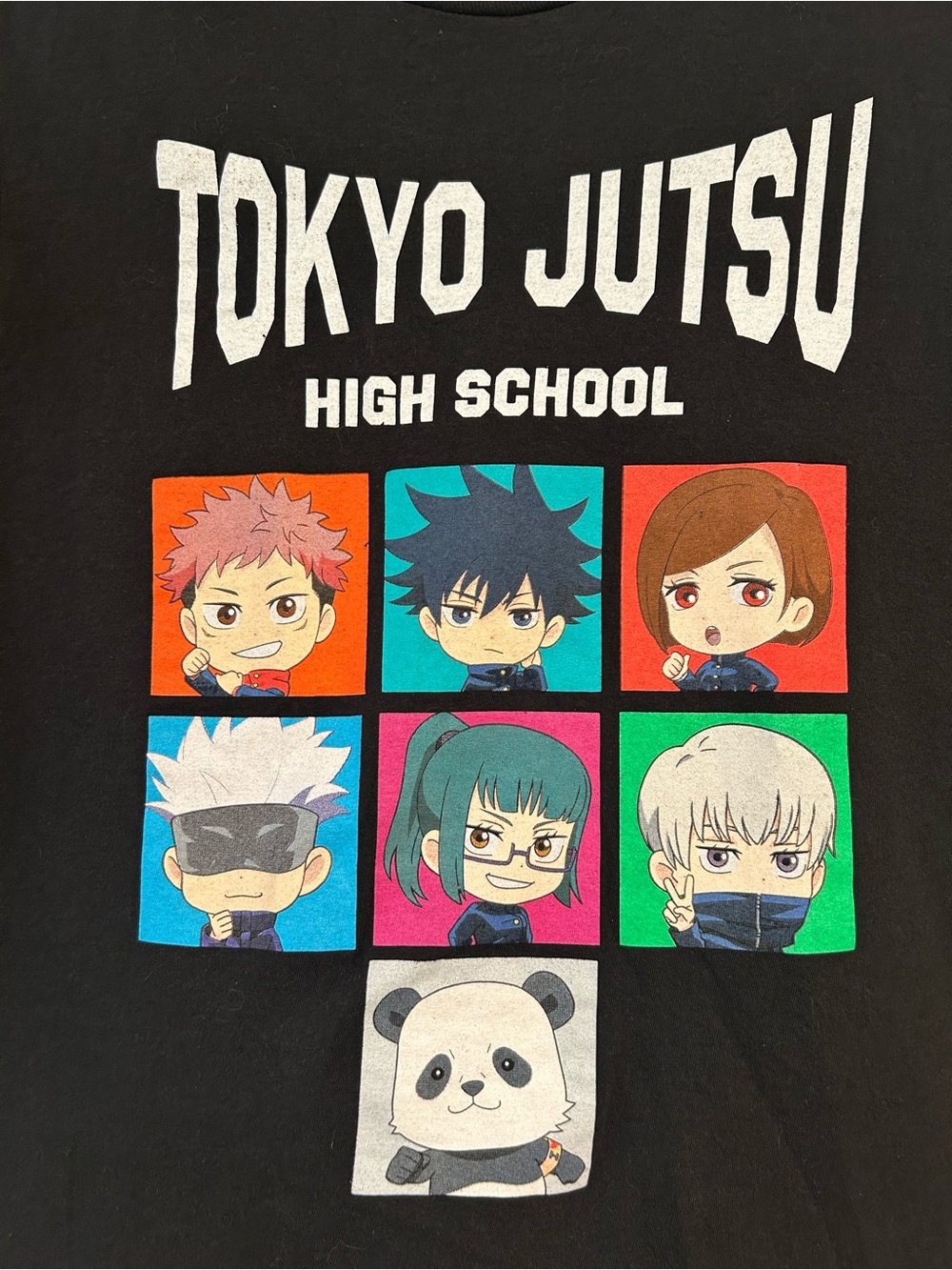 Jujutsu Kaisen “Tokyo Jutsu High School” Front & Back Graphic Tee Size M